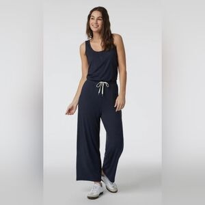 NWT Vuori Falls Jumpsuit Midnight Heather Athleisure Loungewear Size L